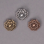 194-029: 16.5mm Mandala Button - (1 pc) 