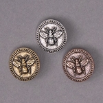194-030: 15mm Bee Button - (1 pc) 