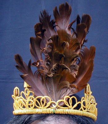 Debbie Anderson Rusher Feather Crown