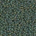 11-158FR:  HALF PACK 11/0 Matte Transparent Olive AB Miyuki Seed Bead approx 125 grams - 11-158FR_1/2pk