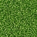 11-2423:  HALF PACK 11/0 Silverlined Lime Miyuki Seed Bead approx 125 grams - 11-2423_1/2pk