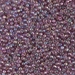 11-256:  HALF PACK 11/0 Transparent Smoky Amethyst AB Miyuki Seed Bead approx 125 grams - 11-256_1/2pk