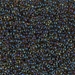 11-349:  HALF PACK 11/0 Dark Blue Lined Topaz Luster Miyuki Seed Bead approx 125 grams - 11-349_1/2pk
