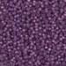 11-4248:  HALF PACK 11/0 Duracoat Silverlined Dyed Dark Lilac Miyuki Seed Bead approx 125 grams - 11-4248_1/2pk