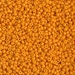 11-4454:  HALF PACK 11/0 Duracoat Dyed Opaque Kumquat Miyuki Seed Bead approx 125 grams - 11-4454_1/2pk