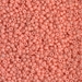 11-4462:  HALF PACK 11/0 Duracoat Dyed Opaque Dark Salmon Miyuki Seed Bead approx 125 grams - 11-4462_1/2pk