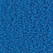 15-149F:  HALF PACK 15/0 Matte Transparent Capri Blue Miyuki Seed Bead approx 125 grams - 15-149F_1/2pk