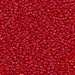 15-2248:  HALF PACK 15/0 Lined Red AB  Miyuki Seed Bead approx 125 grams - 15-2248_1/2pk
