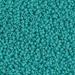 15-412F:  HALF PACK 15/0 Matte Opaque Turquoise Green Miyuki Seed Bead approx 125 grams - 15-412F_1/2pk