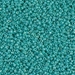 15-481:  HALF PACK 15/0 Opaque Turquoise Green AB  Miyuki Seed Bead approx 125 grams - 15-481_1/2pk
