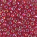 6-1010:  HALF PACK 6/0 Silverlined Flame Red AB Miyuki Seed Bead approx 125 grams - 6-1010_1/2pk