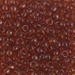 6-134:  HALF PACK 6/0 Transparent Dark Topaz Miyuki Seed Bead approx 125 grams - 6-134_1/2pk
