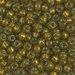 6-1421:  HALF PACK 6/0 Dyed Silverlined Golden Olive  Miyuki Seed Bead approx 125 grams - 6-1421_1/2pk