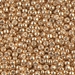 8-1052:  HALF PACK 8/0 Galvanized Gold Miyuki Seed Bead approx 125 grams - 8-1052_1/2pk