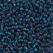 8-1425:  HALF PACK 8/0 Dyed Silverlined Blue Zircon  Miyuki Seed Bead approx 125 grams - 8-1425_1/2pk