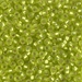 8-14F:  HALF PACK 8/0 Matte Silverlined Chartreuse Miyuki Seed Bead approx 125 grams - 8-14F_1/2pk