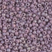 8-410FR:  HALF PACK 8/0 Matte Opaque Mauve AB Miyuki Seed Bead approx 125 grams - 8-410FR_1/2pk