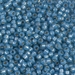 8-4242:  HALF PACK 8/0 Duracoat Silverlined Dyed Aqua Miyuki Seed Bead approx 125 grams - 8-4242_1/2pk