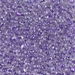 BB-1531:  HALF PACK Sparkling Purple Lined Crystal  Miyuki Berry Bead approx 125 grams - BB-1531_1/2pk