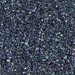 DB0086:  HALF PACK Noir Lined Crystal AB 11/0 Miyuki Delica Bead 50 grams - DB0086_1/2pk