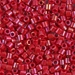 DBL-0214:  HALF PACK Opaque Red Luster 8/0 Miyuki Delica Bead 50 grams - DBL-0214_1/2pk