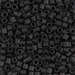 DBL-0310:  HALF PACK Matte Black 8/0 Miyuki Delica Bead 50 grams - DBL-0310_1/2pk