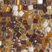 SB-MIX-22_1/2pk:  HALF PACK 4x4 Square Bead Mix - Golden Grains approx 125 grams - SB-MIX-22_1/2pk
