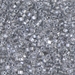 SB18-242:  HALF PACK Miyuki 1.8mm Square Bead Sparkling Pewter Lined Crystal approx 125 grams - SB18-242_1/2pk