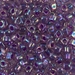 TR5-1832:  HALF PACK Miyuki 5/0 Triangle Sparkling Magenta Lined Amethyst AB approx 125 grams - TR5-1832_1/2pk