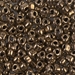 TR5-457:  HALF PACK Miyuki 5/0 Triangle Metallic Dark Bronze approx 125 grams - TR5-457_1/2pk
