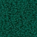 11-147F:  11/0 Matte Transparent Emerald Miyuki Seed Bead - 11-147F*