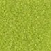 15-143F:  15/0 Matte Transparent Chartreuse Miyuki Seed Bead - 15-143F*