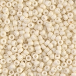 8-2021:  8/0 Matte Opaque Cream Miyuki Seed Bead 