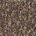 BGL1-2035:  3mm Miyuki Bugle Bead Matte Metallic Khaki Iris - BGL1-2035*