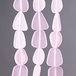CSG-06-PNK:  Designer Sea Glass - Pink Flat Freeform 