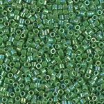 DBM0163:  Opaque Green AB 10/0 Miyuki Delica Bead 