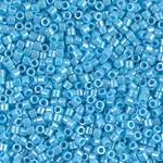DBM0164:  Opaque Turquoise Blue AB 10/0 Miyuki Delica Bead 