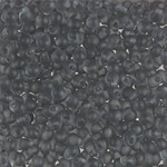 DP-152L/F:  Miyuki 3.4mm Drop Bead Matte Transparent Gray 