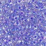 MA4-2150:  Miyuki 4mm Magatama Violet Lined Crystal AB 