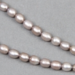 RFP-0203:  Rice Pearl Antique Silver 5.5-6mm 16 inch 