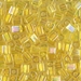SB-252:  Miyuki 4mm Square Bead Transparent Yellow AB - SB-252*