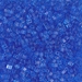 SB18-150:  Miyuki 1.8mm Square Bead Transparent Sapphire - SB18-150*