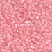 SB18-204:  Miyuki 1.8mm Square Bead Baby Pink Lined Crystal - SB18-204*