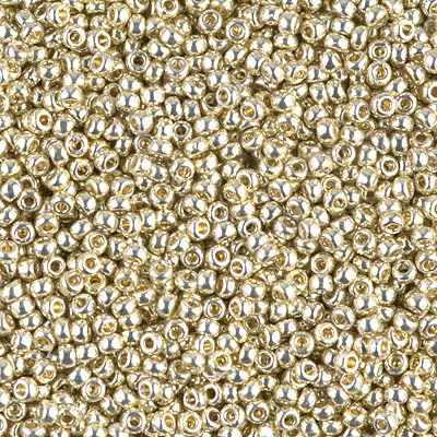 Miyuki ROUND 8/0 Seed Beads DURACOAT GALVANIZED GOLD (5 tube)