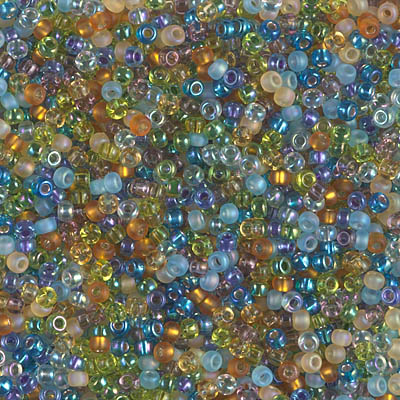 Glass Seed Bead Assortment Kit - 11/0, 6/0 and 5mm Bugle