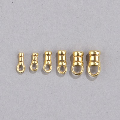 Brass Tube Crimp End Beads Column Cord Cover Tips End - Temu