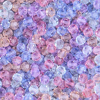 Caravan Beads - Swarovski - 284-RMIX-10: 5000 4mm faceted round Crystal  Tranquility Mix (72 pcs) #284-RMIX-10