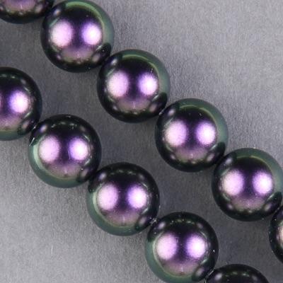 29-1053: 5810 10mm Iridescent Purple Crystal Pearl