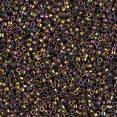 Miyuki 6mm Metallic Gold Iris Bugle Beads 5-Inch Tube