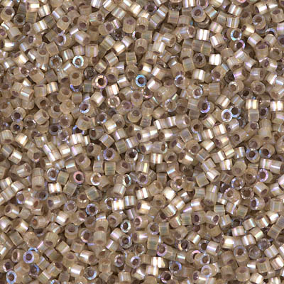 Caravan Beads - - DB0680: Dyed Smokey Quartz Silk Satin 11/0 
